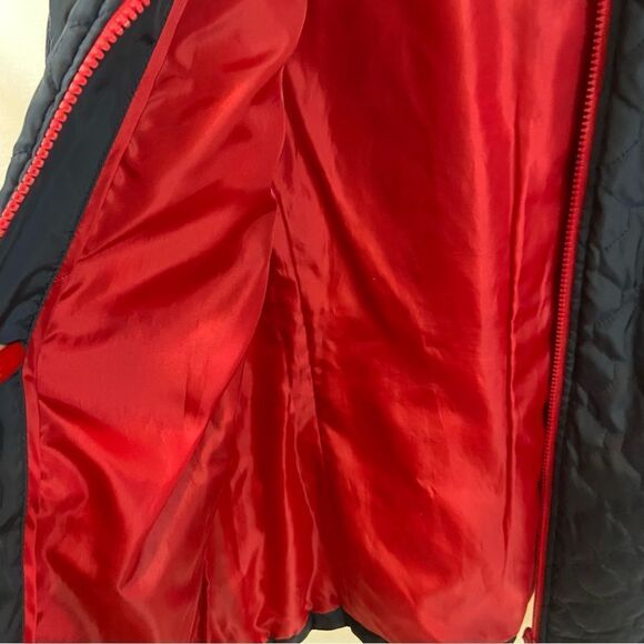 Tommy Hilfiger Ladies All Weather 3 in 1 Jacket Navy and Red Size Small - Picture 9 of 13